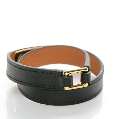 Hermes Chamonix Rivale Double Tour Bracelet XS Black 3 of 7