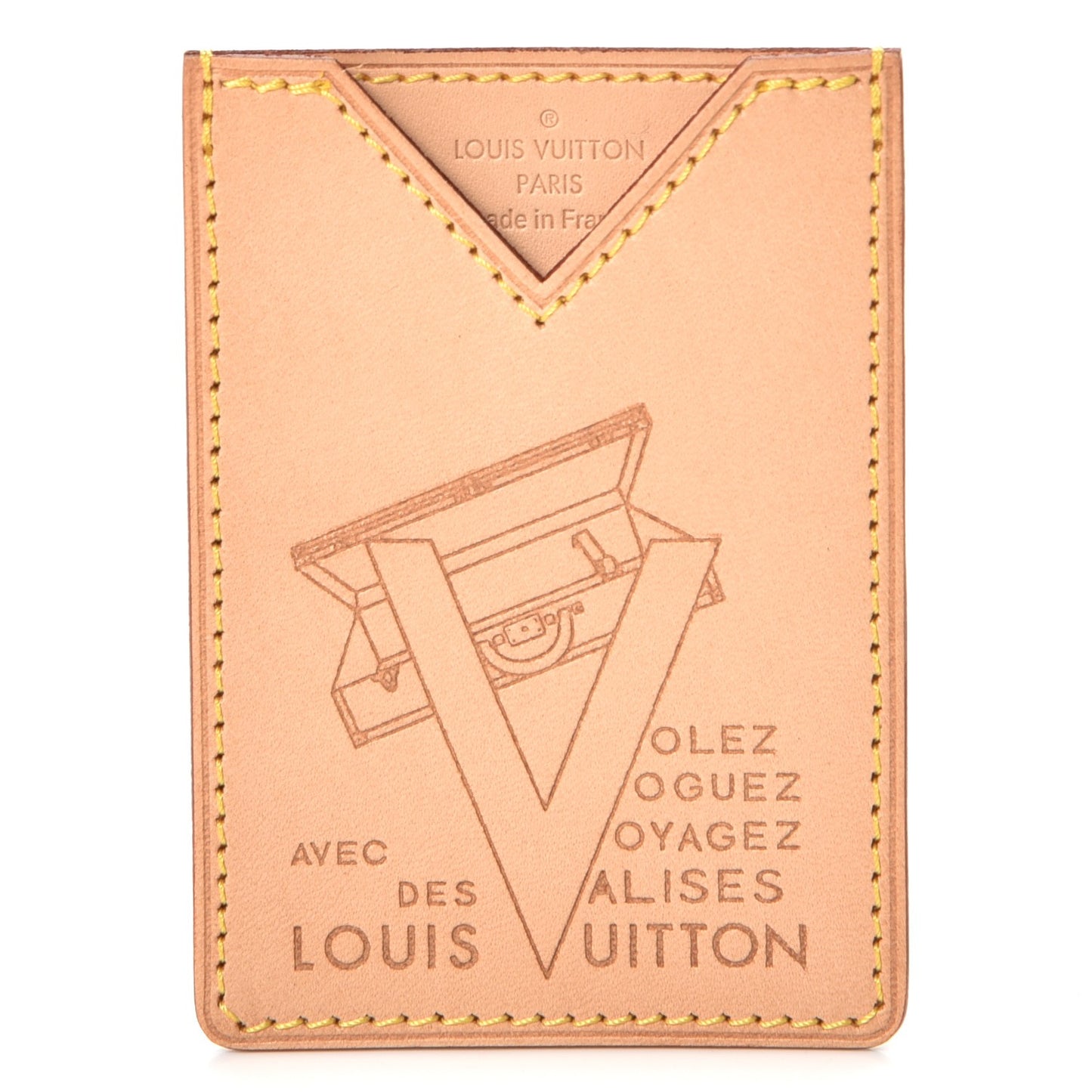 Vachetta Voyages Card Holder