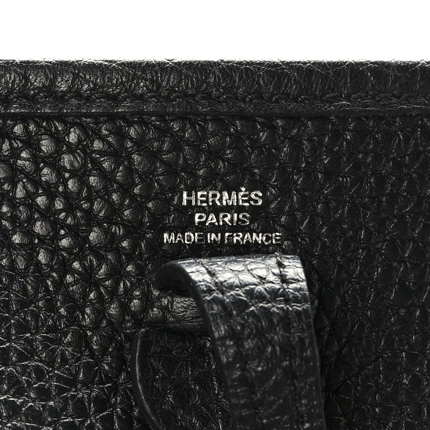 Hermes Taurillon Clemence Evelyne TPM Black 6 of 10