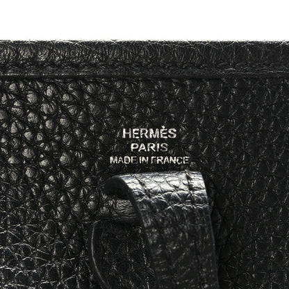 Hermes Taurillon Clemence Evelyne TPM Black 6 of 10