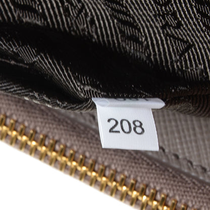Prada Saffiano Lux Medium Double Zip Tote Argilla 9 of 11