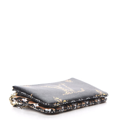 Louis Vuitton Monogram Giant Jungle Pochette Double Zip Black 4 of 11