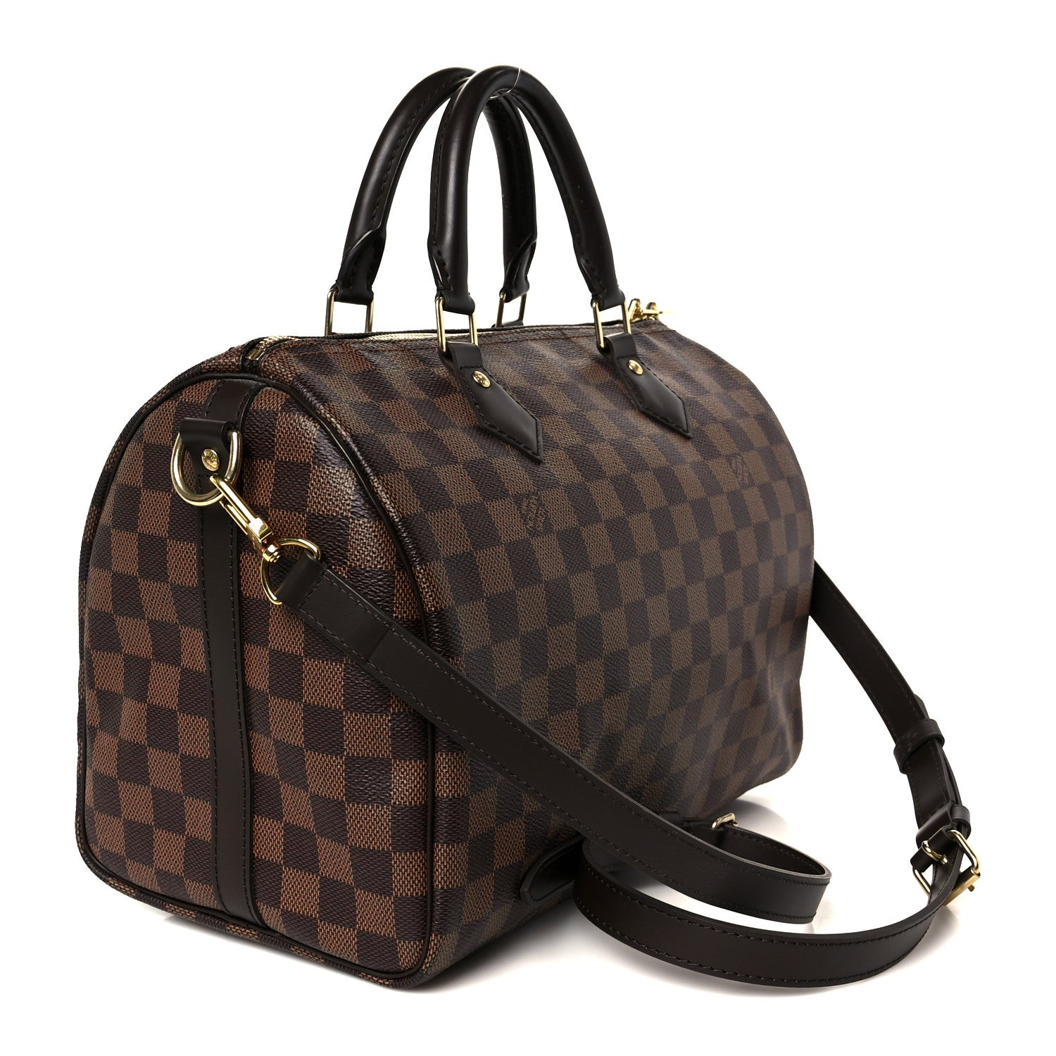 Louis Vuitton Damier Ebene Speedy Bandouliere 30 3 of 10