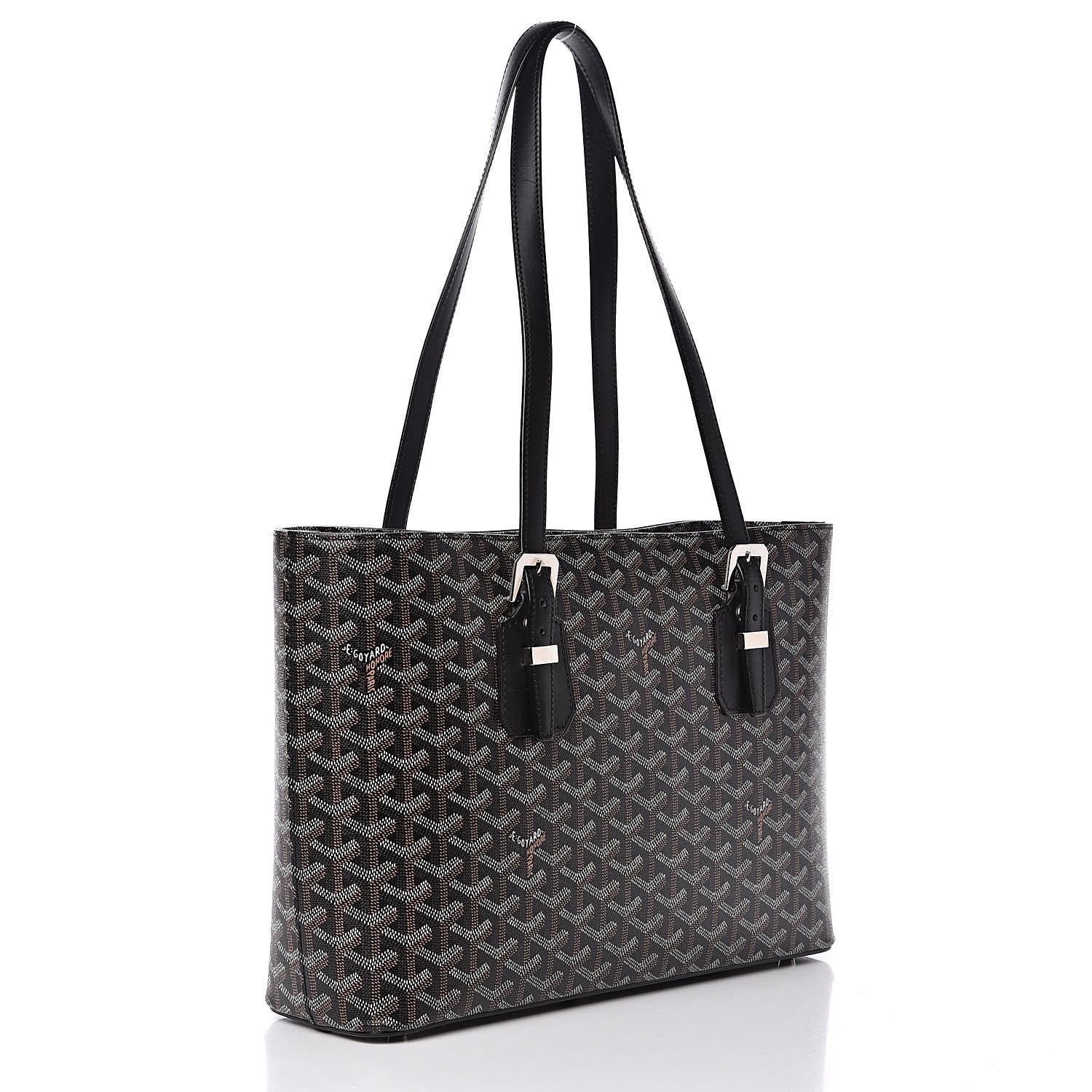 Goyard Goyardine Sac Marie Galante MM Black 3 of 12