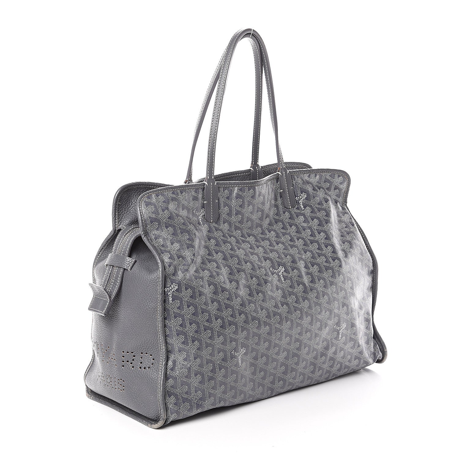 Goyard Goyardine Sac Hardy Pet Carrier PM Grey 2 of 9