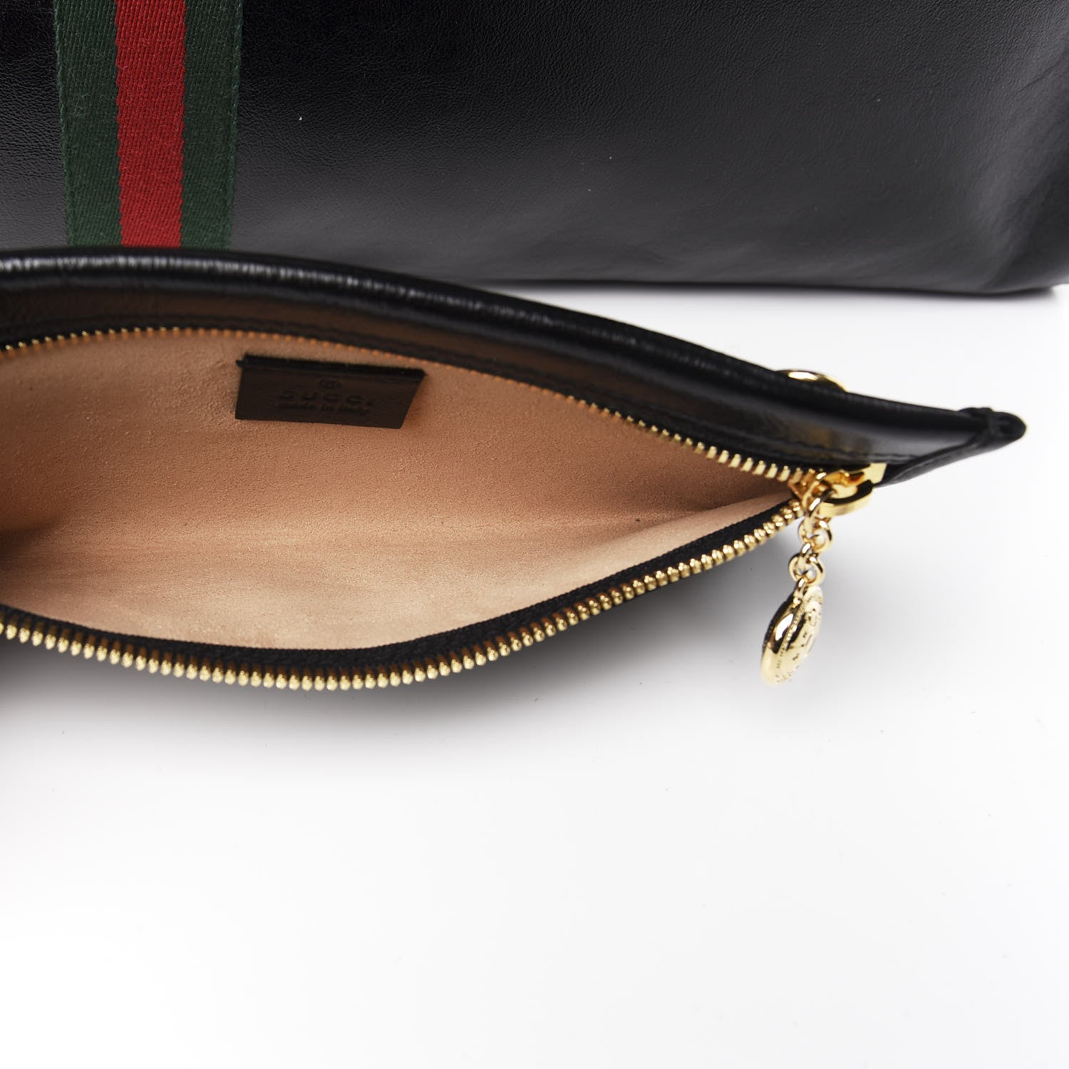 Gucci Calfskin Large Rajah Chain Tote Black 7 of 13