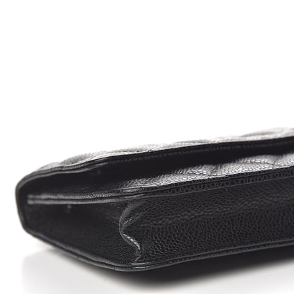 Chanel Caviar Quilted Wallet On Chain WOC Black 9 of 12