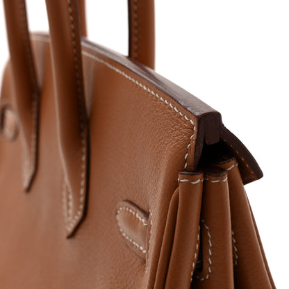 Hermes Taurillon Novillo Birkin 25 Gold 11 of 13