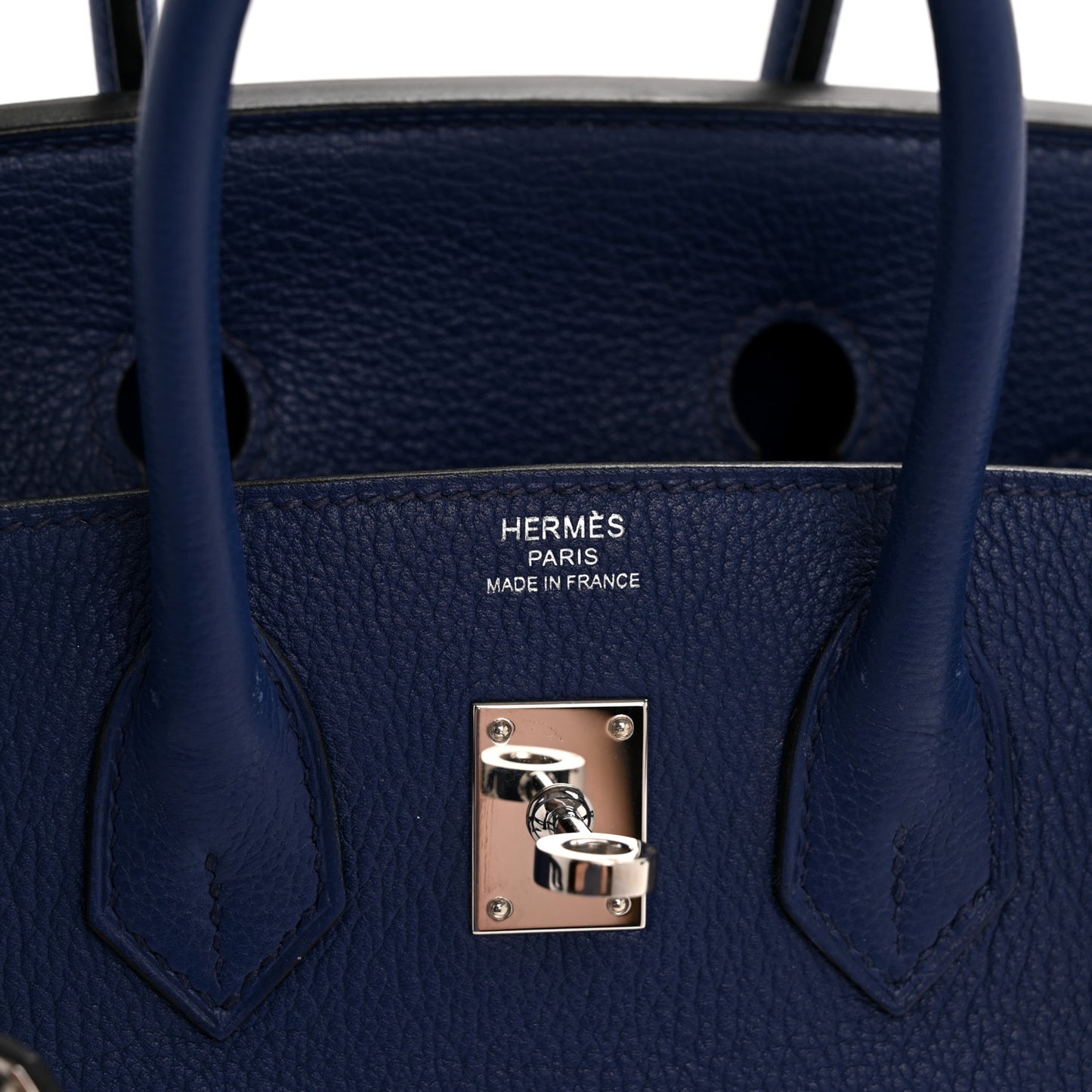Taurillon Novillo Birkin 25 Bleu Saphir