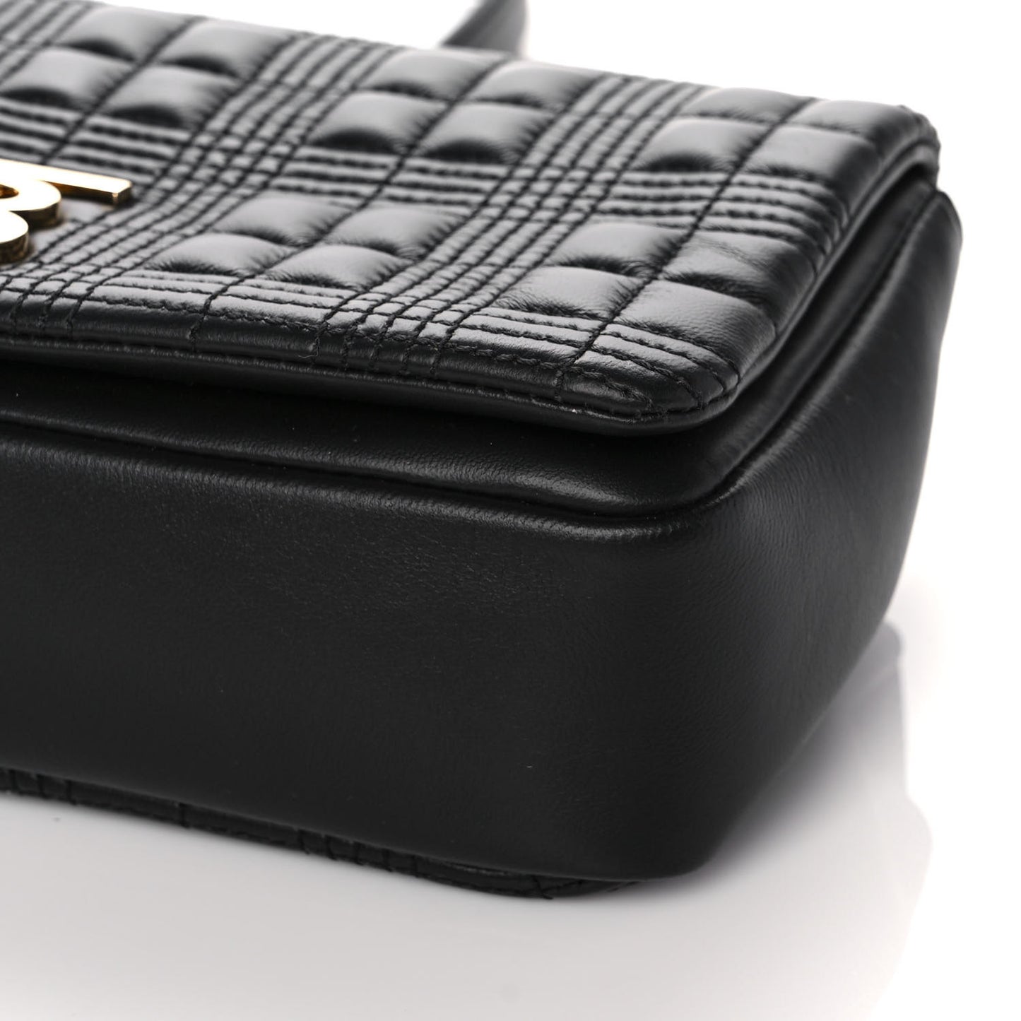 Lambskin Quilted Small Lola Bag Black