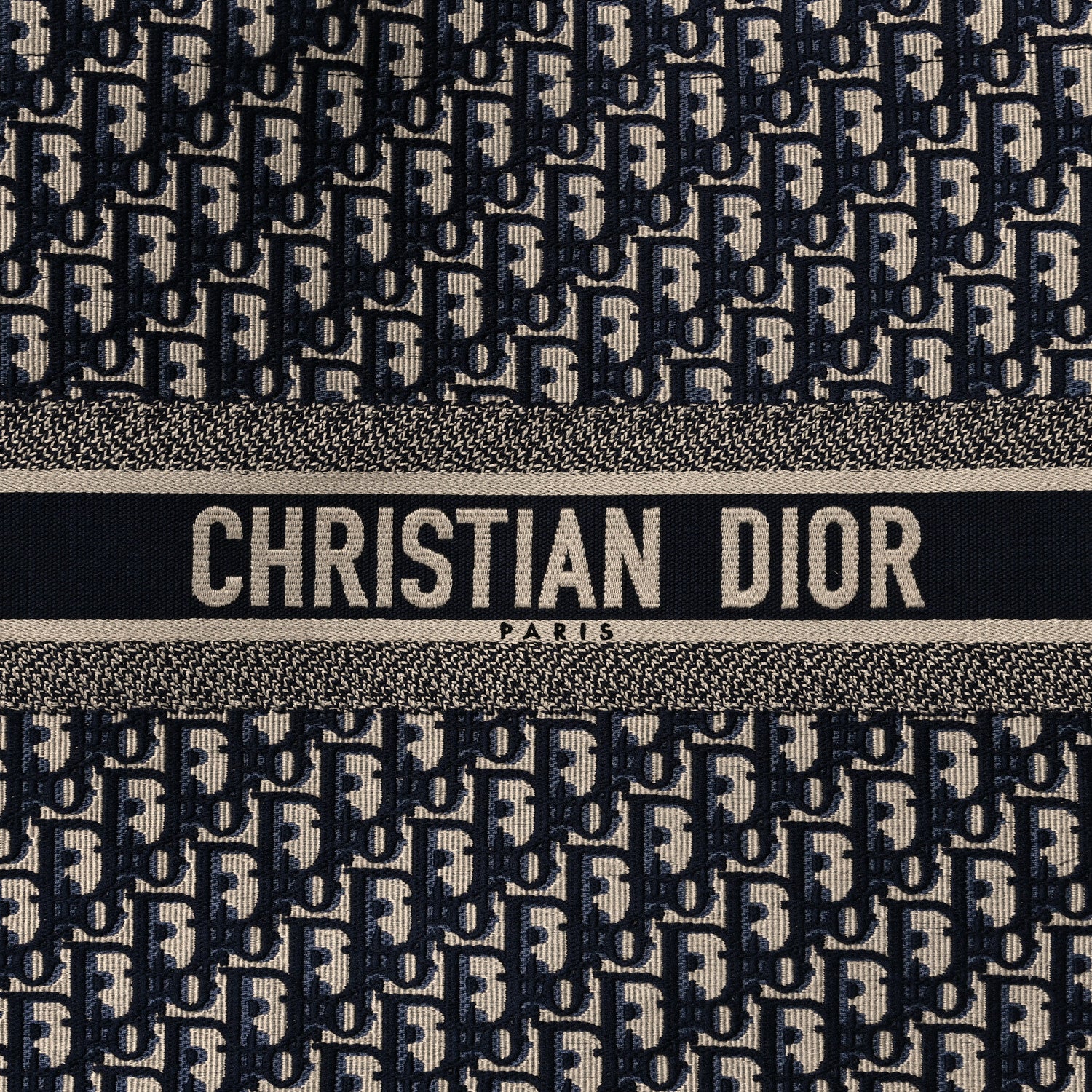 Christian Dior Oblique Book Tote Blue Multicolor 17 of 17