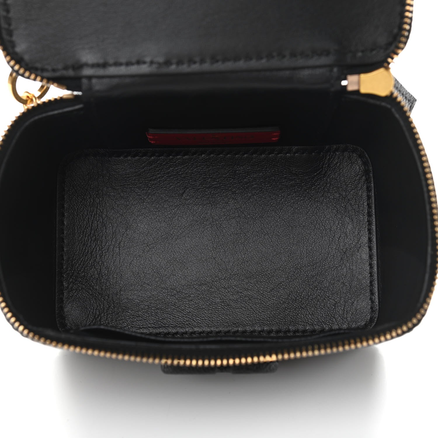 Valentino Garavani Grained Calfskin VSling Vanity Case Black 5 of 9