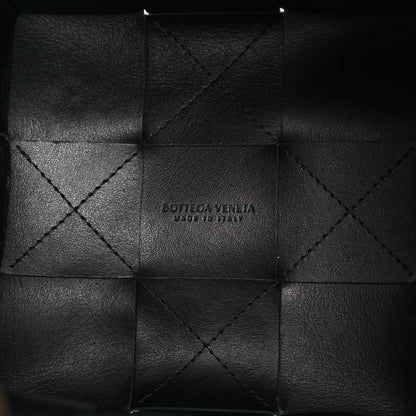 Bottega Veneta Nappa Maxi Intrecciato Small Cassette Bucket Bag Black 5 of 11