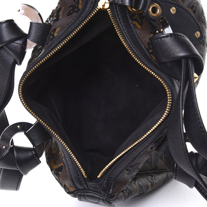 Louis Vuitton Monogram Sequins Eclipse Speedy 28 Black 4 of 4