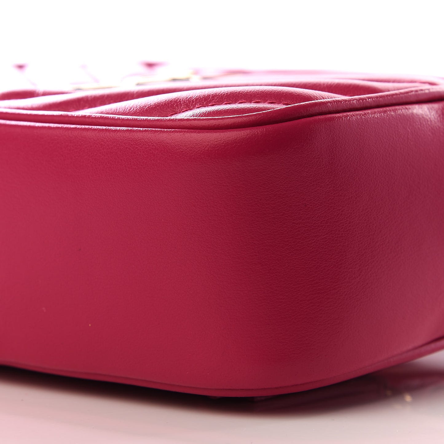 Calfskin Matelasse Monogram Lou Belt Bag Bright Pink