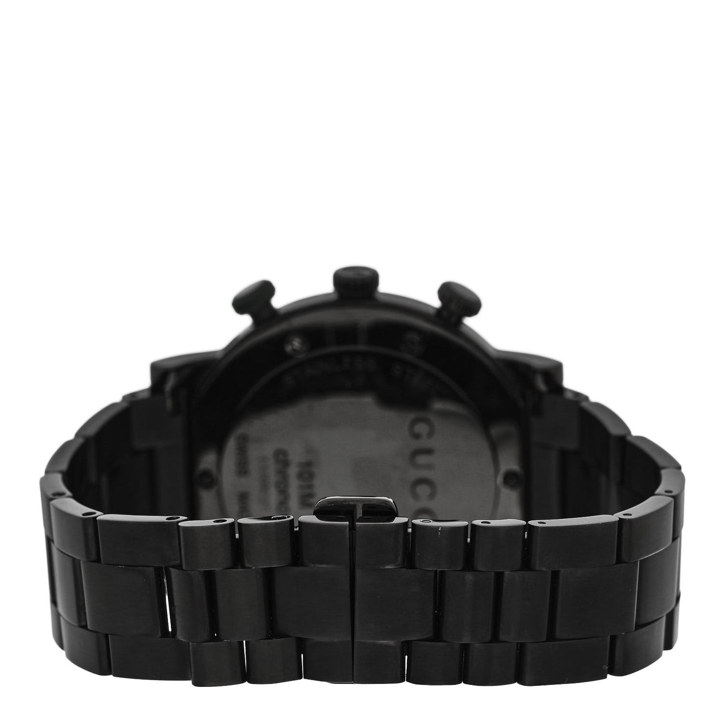 PVD Stainless Steel 44mm 101M G-Chrono Quartz Watch Black