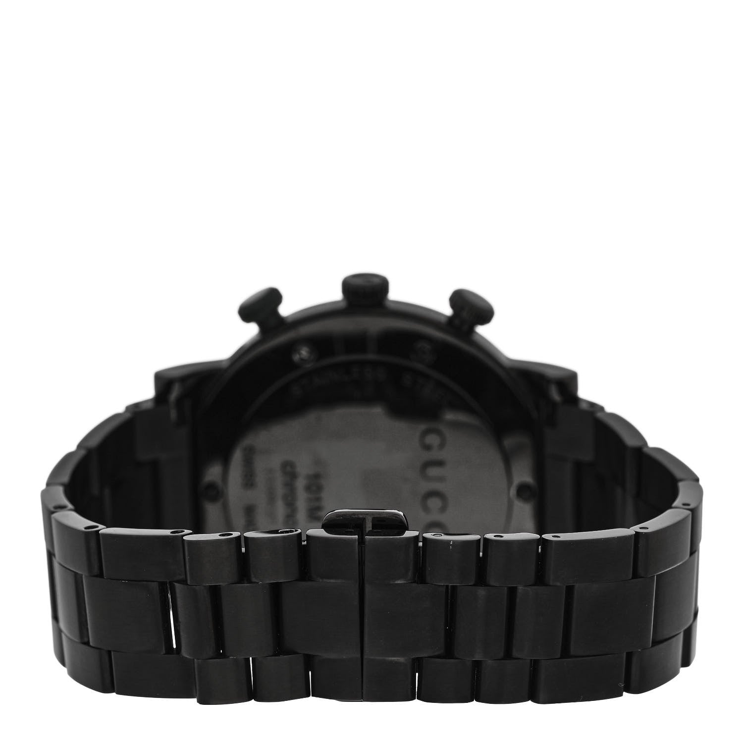 Gucci PVD Stainless Steel 44mm 101M G-Chrono Quartz Watch Black 3 of 5