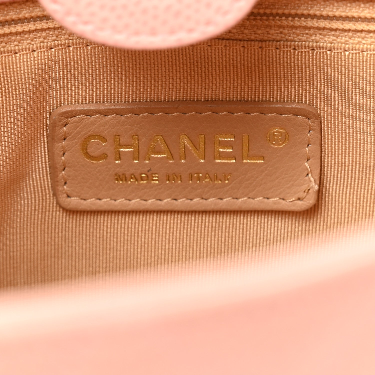 Chanel Caviar Quilted Petit Shopping Tote PST Pink 6 of 15