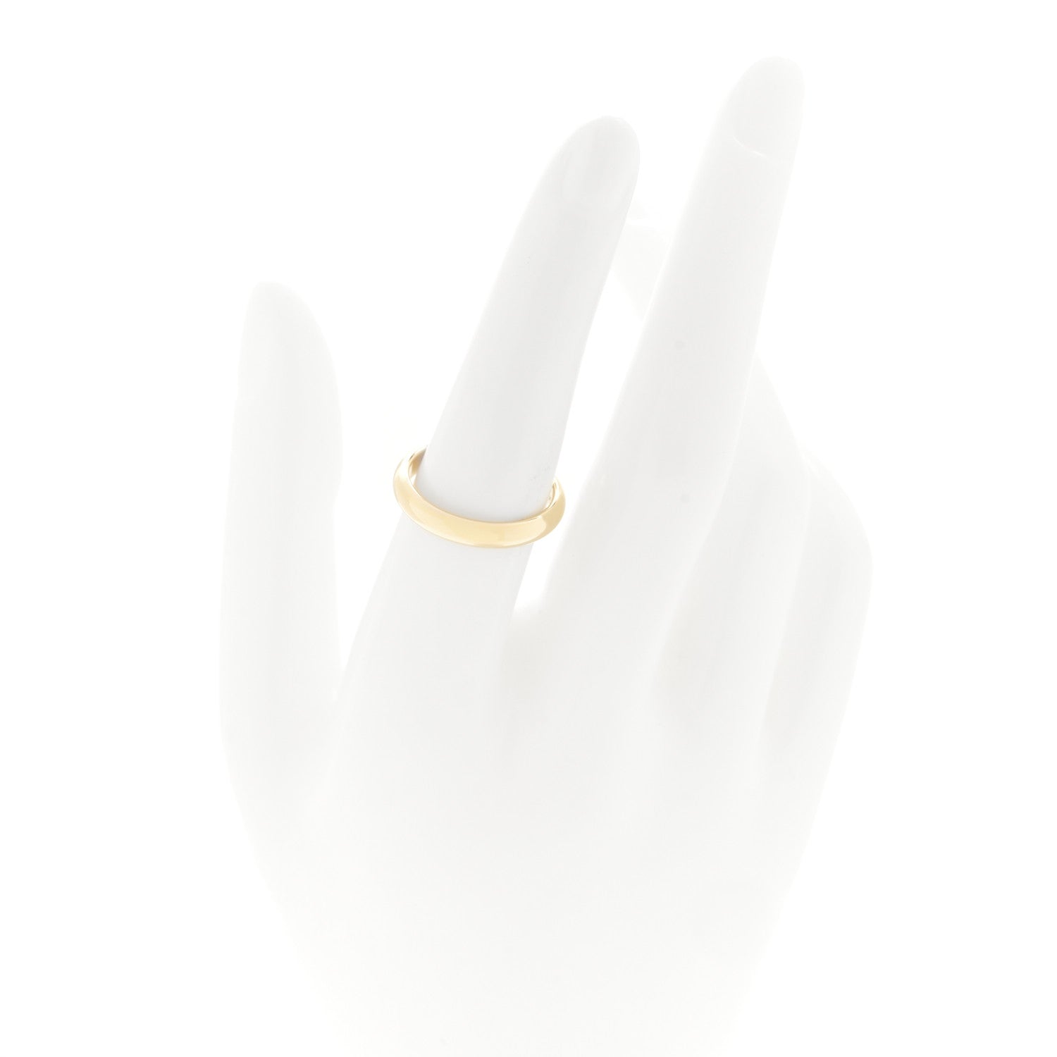 Cartier 18K Yellow Gold 3.5mm 1895 Wedding Band Ring 54 7 2 of 5