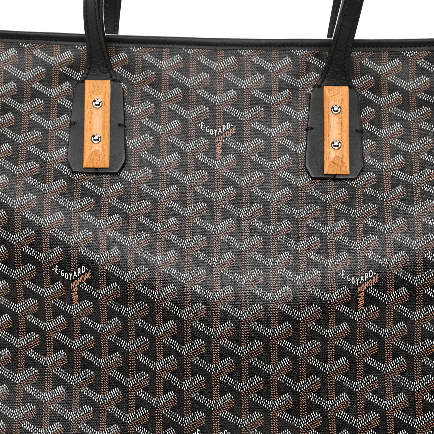 Goyard Goyardine Marquises Tote Black 8 of 8