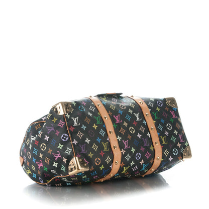 Louis Vuitton Monogram Multicolor Keepall 45 Black 4 of 12