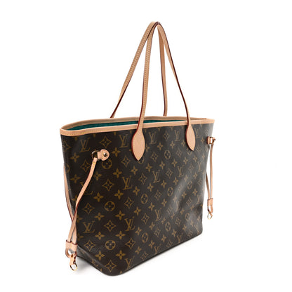Louis Vuitton Monogram V Neverfull MM Turquoise 4 of 11