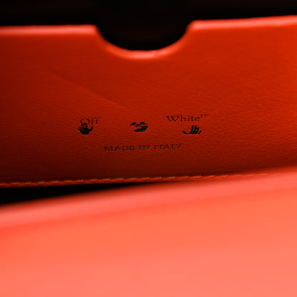 Off-White Calfskin Burrow Saddle Bag Orange 6 of 11