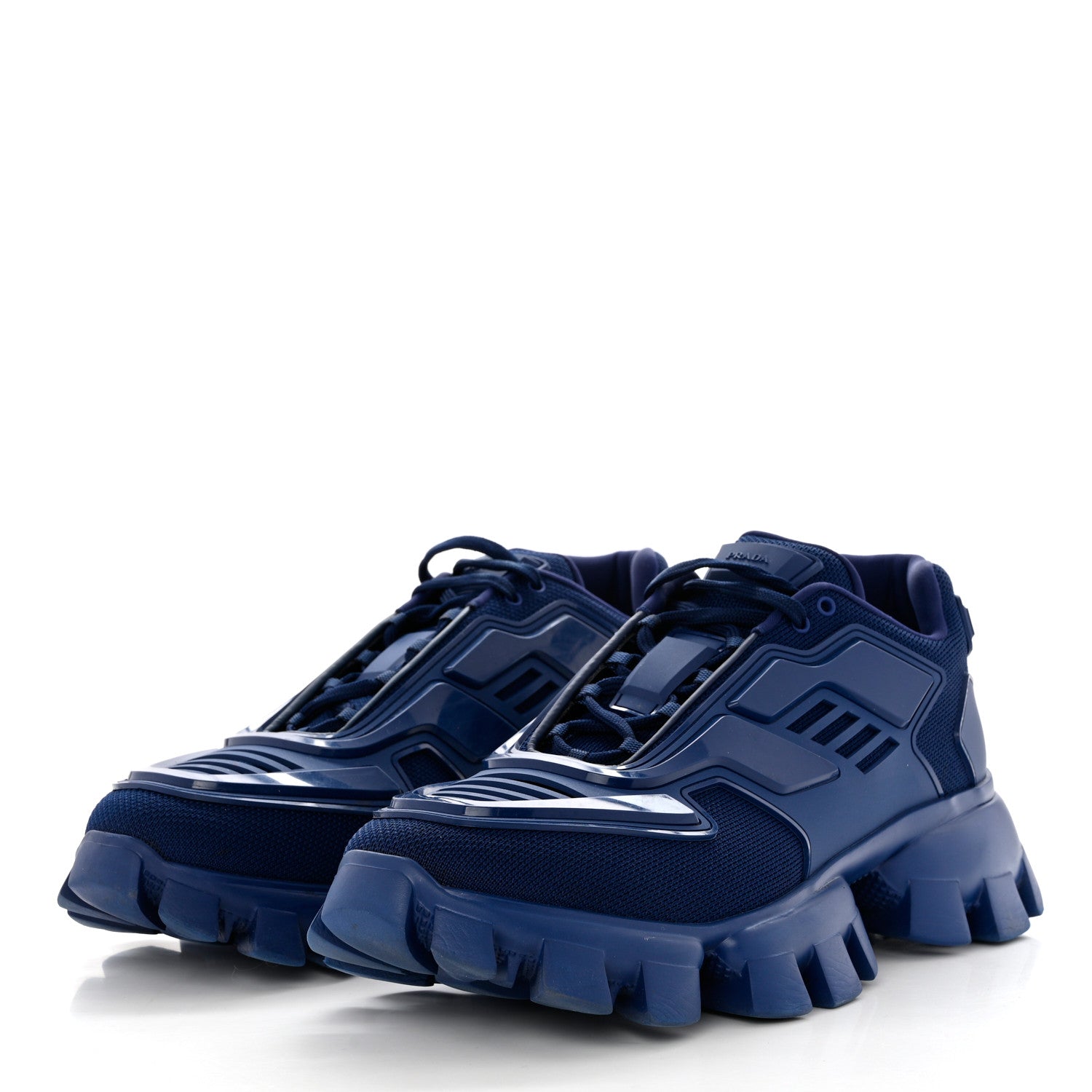 Prada Rubber Knit Fabric Mens Cloudbust Thunder Sneakers 10 Danubio 3 of 8
