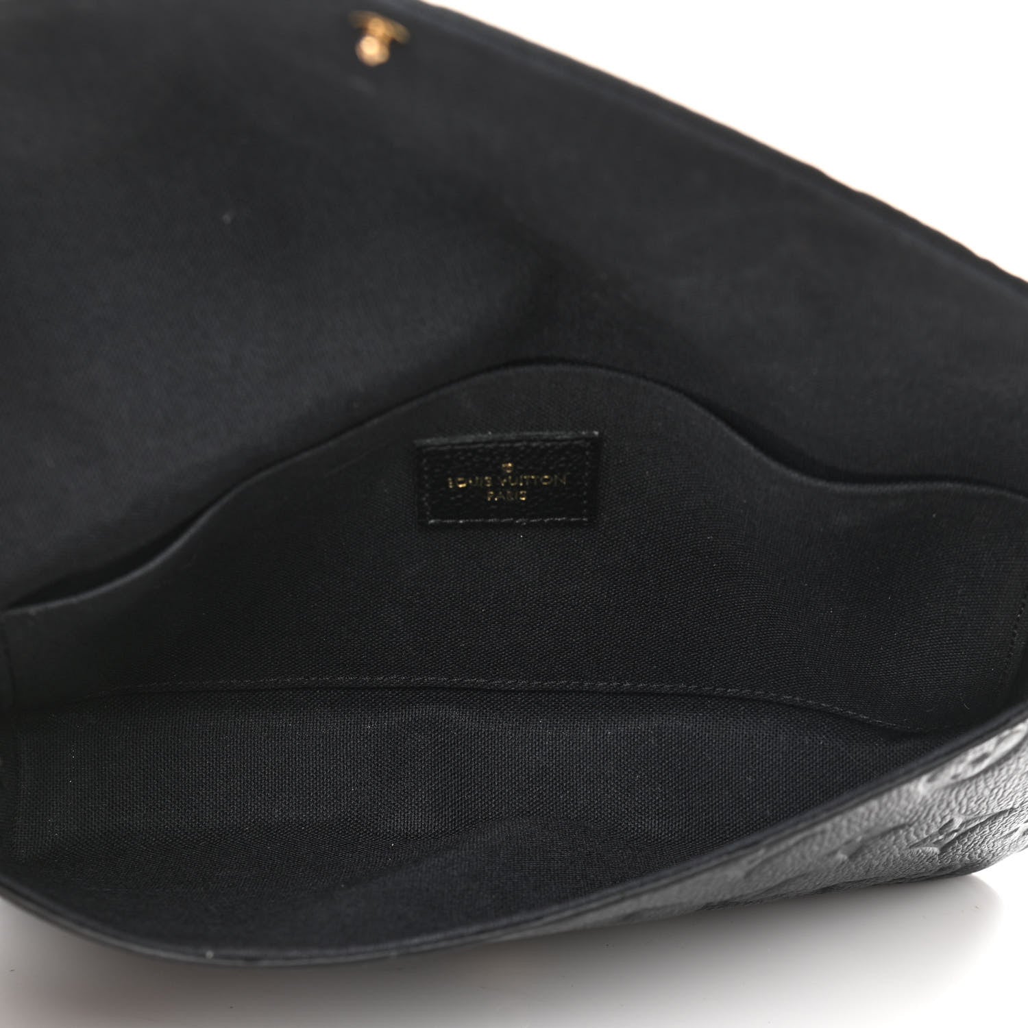 Louis Vuitton Empreinte Pochette Felicie Chain Wallet Black 6 of 14