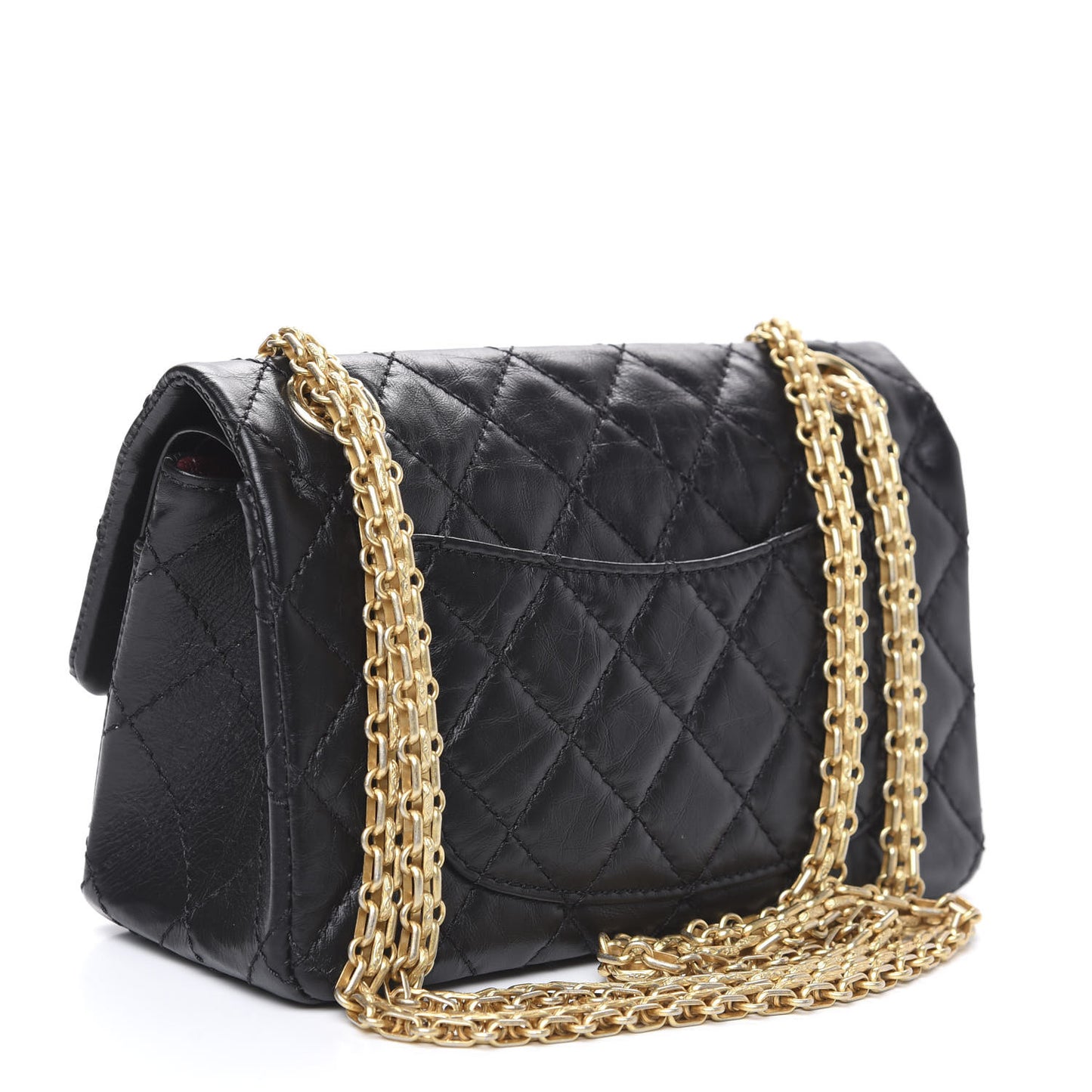 Aged Calfskin Lucky Charms 2.55 Reissue 224 Flap Black