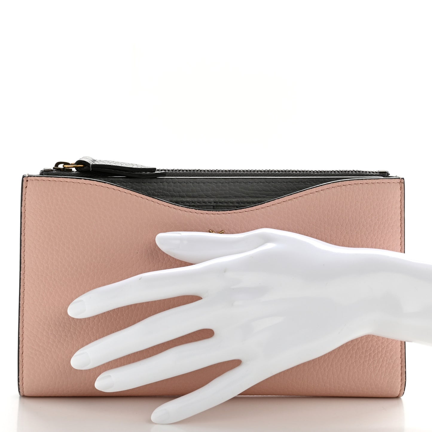 Cellarius Calfskin Blind For Love Bee Traveler Wallet Light Pink