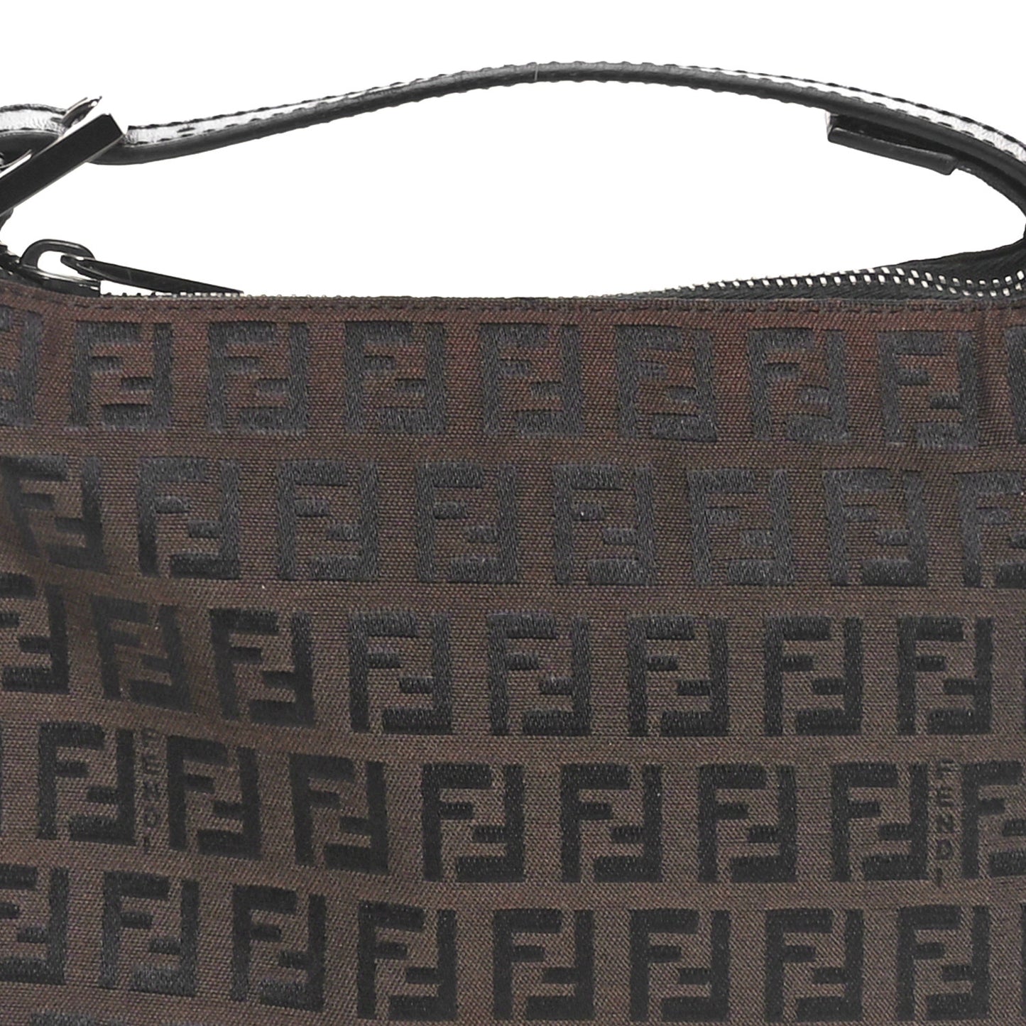 Zucchino Vitello Mini Pochette Moro Black