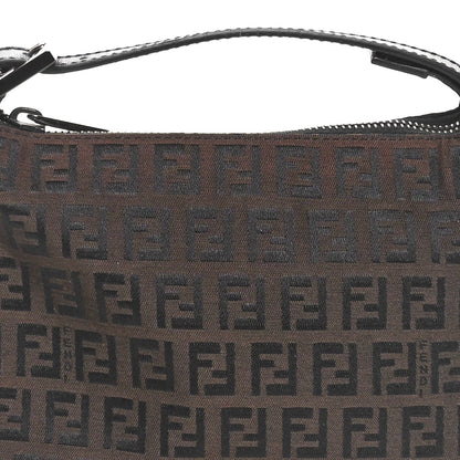 Fendi Zucchino Vitello Mini Pochette Moro Black 8 of 10