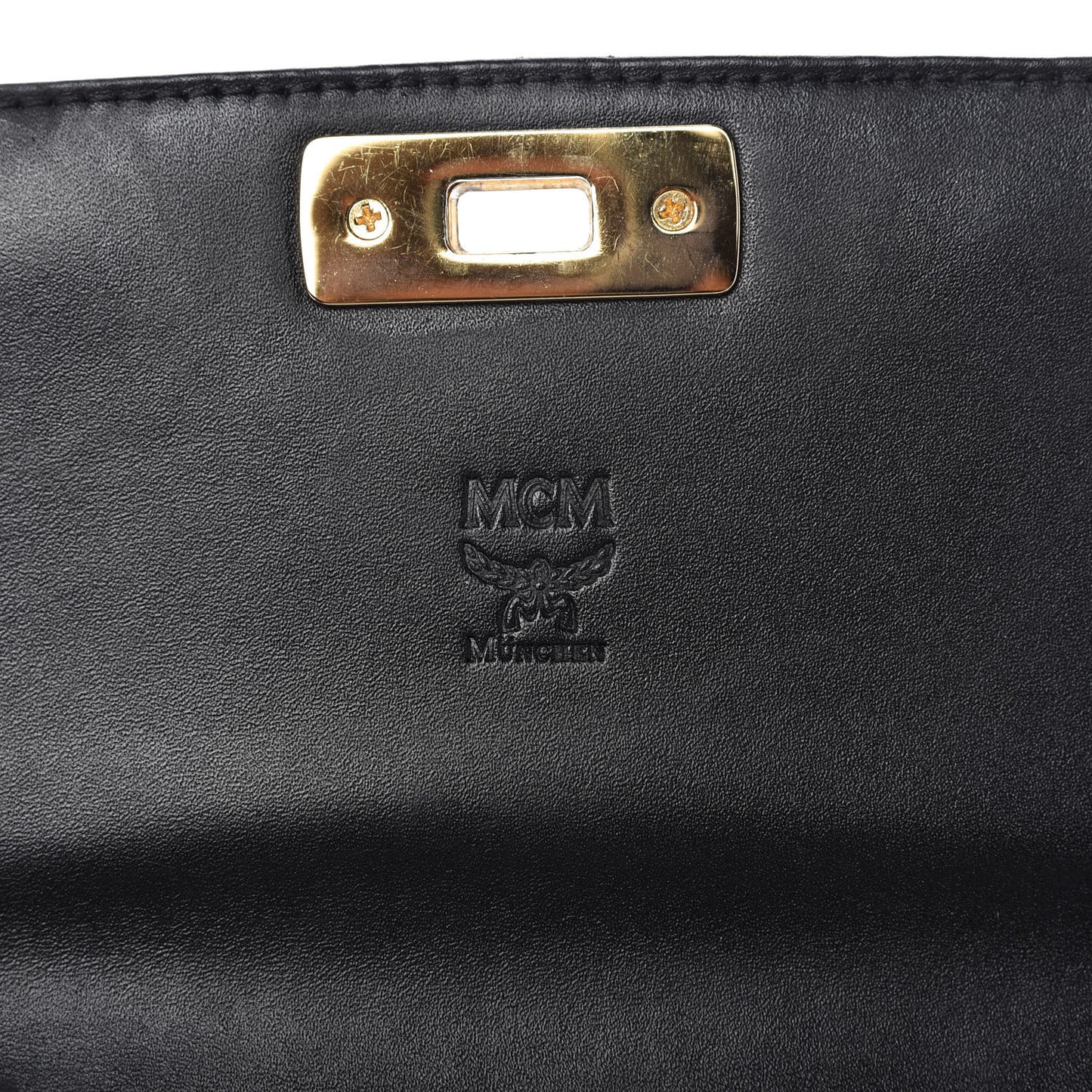 Calfskin Studded Shoulder Bag Black