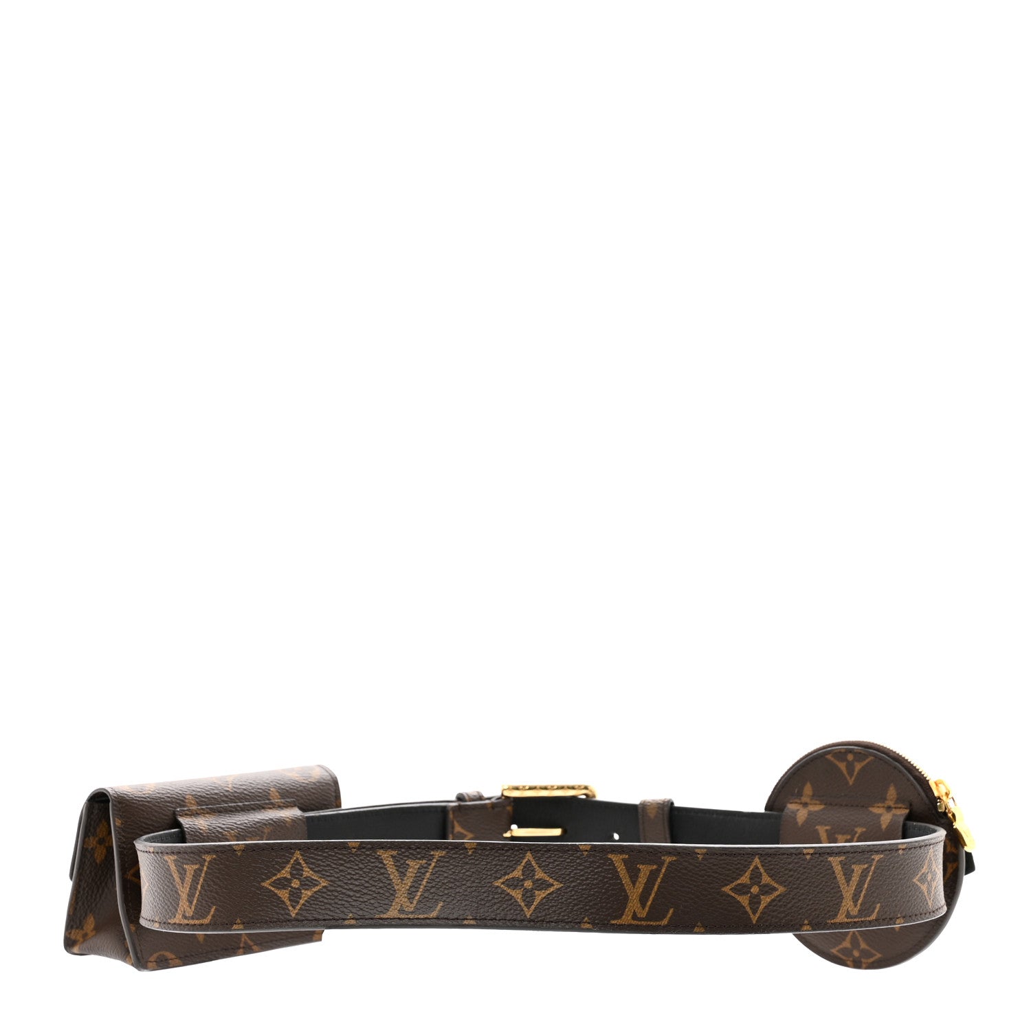 Louis Vuitton Monogram 30mm Daily Multi Pocket Belt 80 32 2 of 7