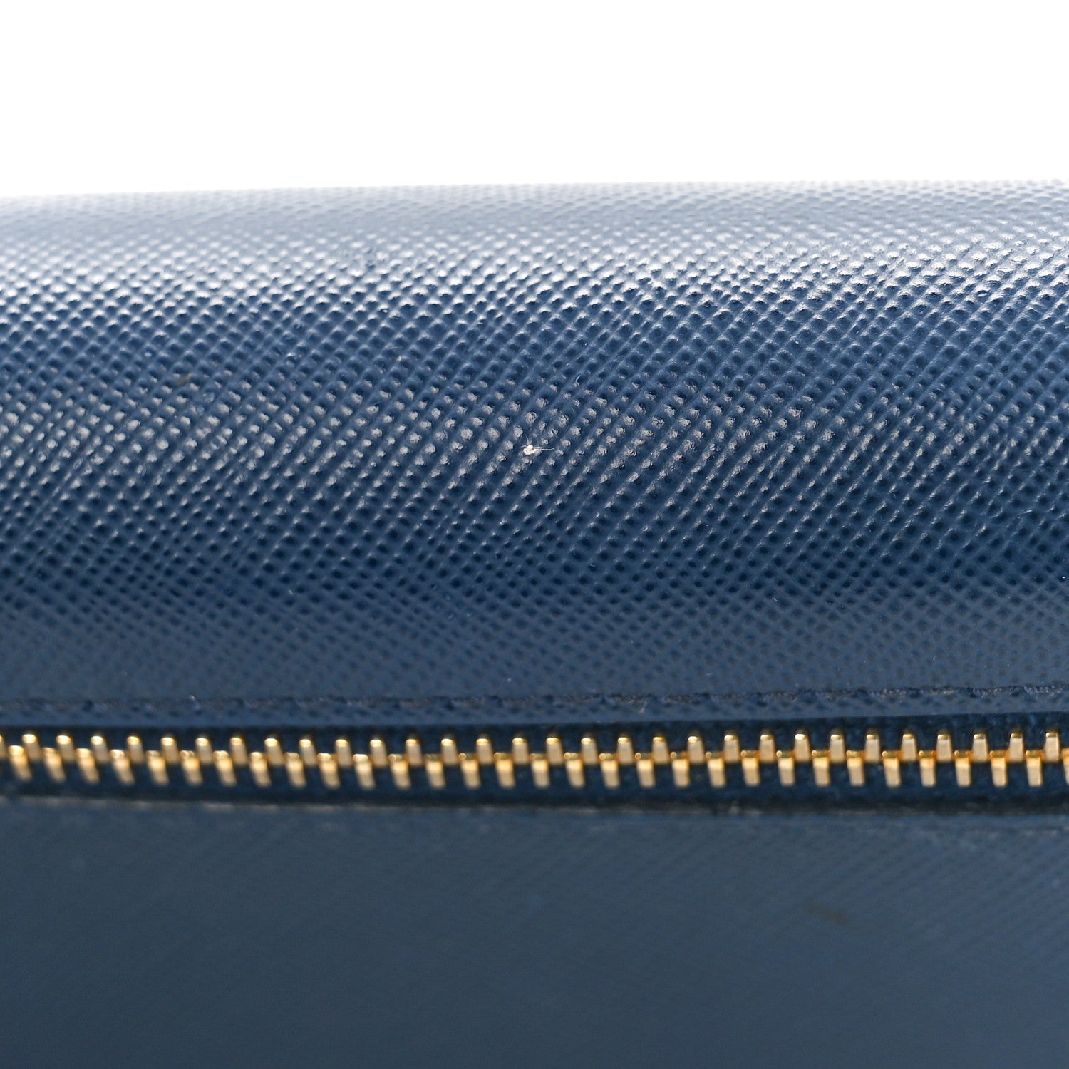 Prada Saffiano Wave Continental Flap Wallet Bluette Azzurro 10 of 10