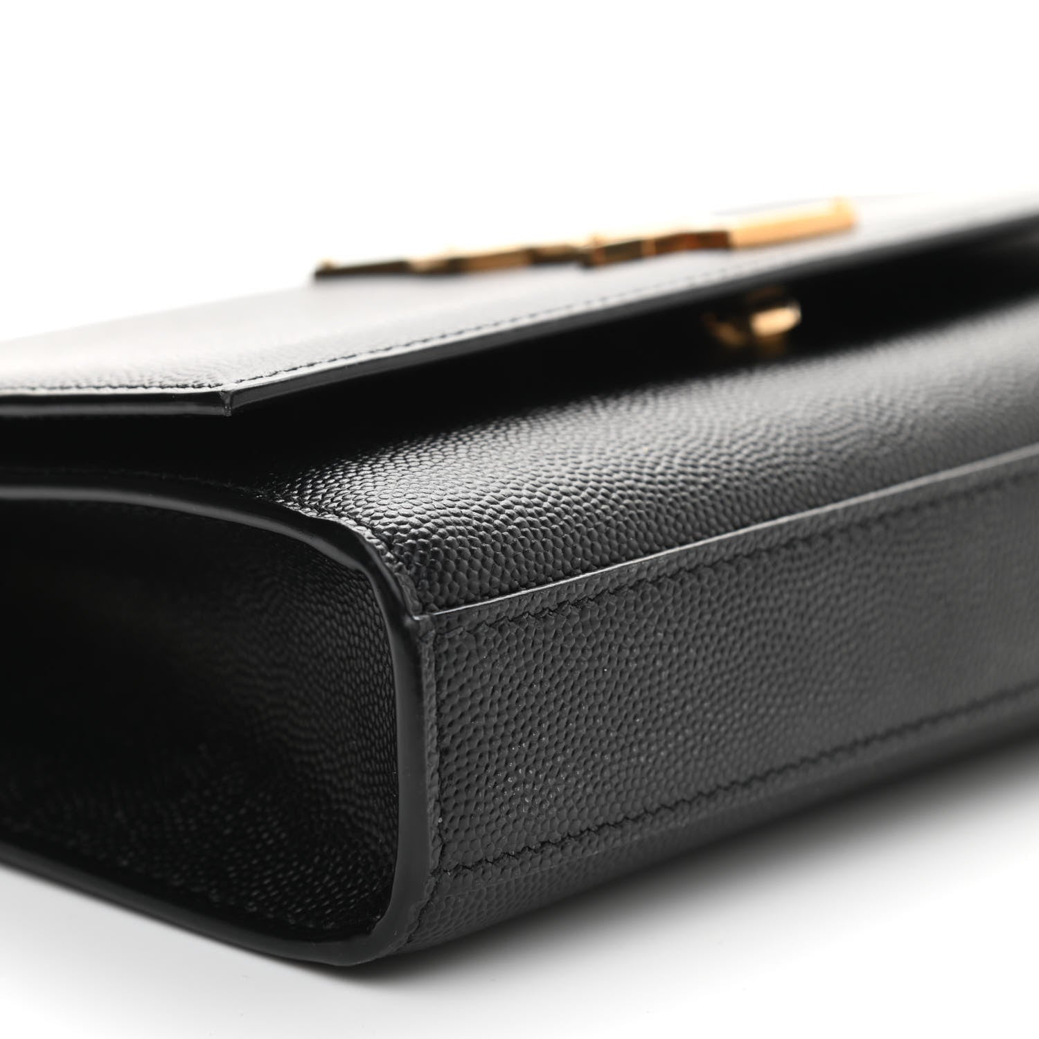 Saint Laurent Grain De Poudre Small Monogram Kate Satchel Black 8 of 9