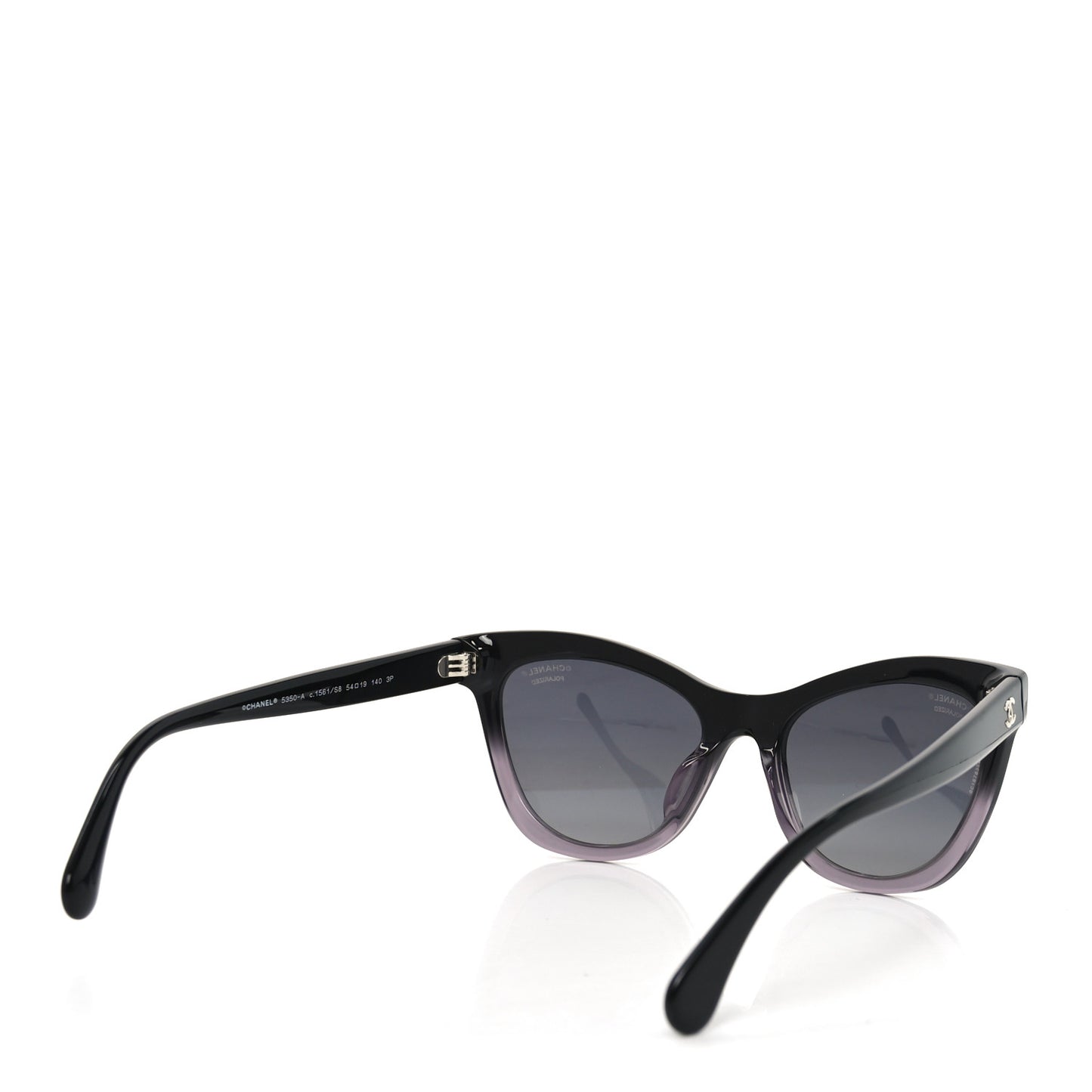 Polarized Acetate CC Cat Eye Summer Sunglasses 5350 Black