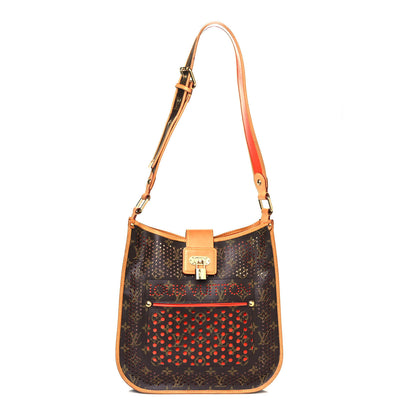 Louis Vuitton Monogram Perforated Musette Orange 1 of 14