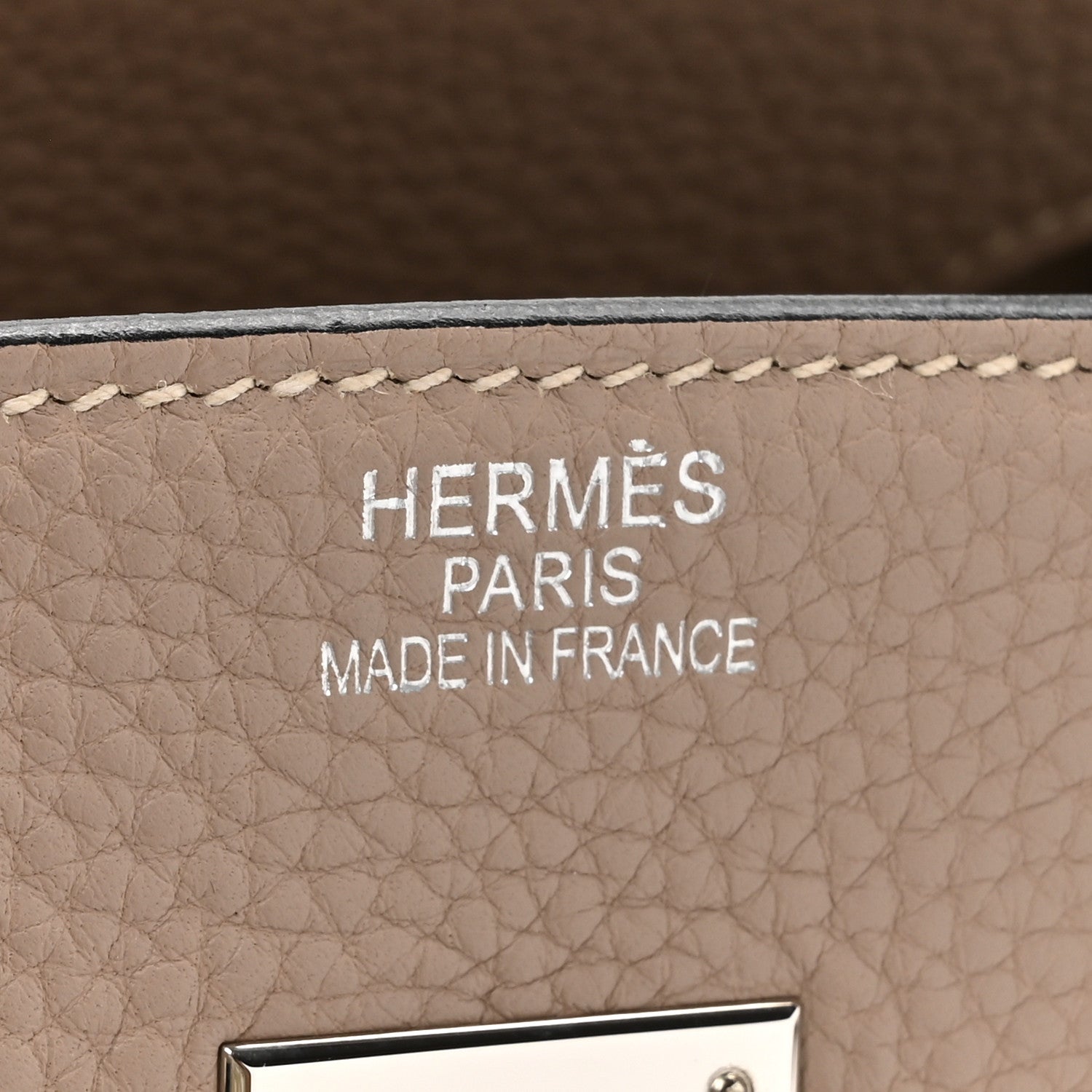Hermes Taurillon Clemence Birkin 35 Gris Tourterelle 6 of 15