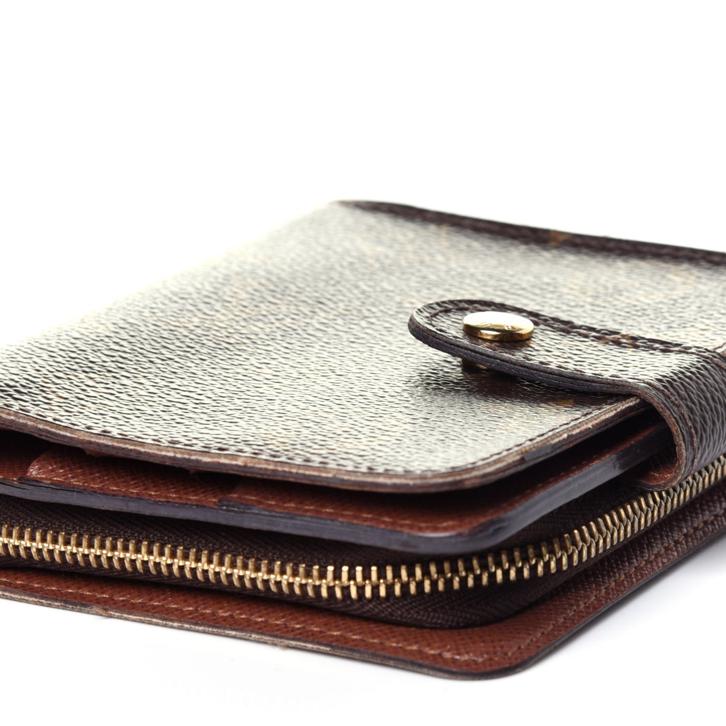 Monogram Compact Zippe Zipped Wallet