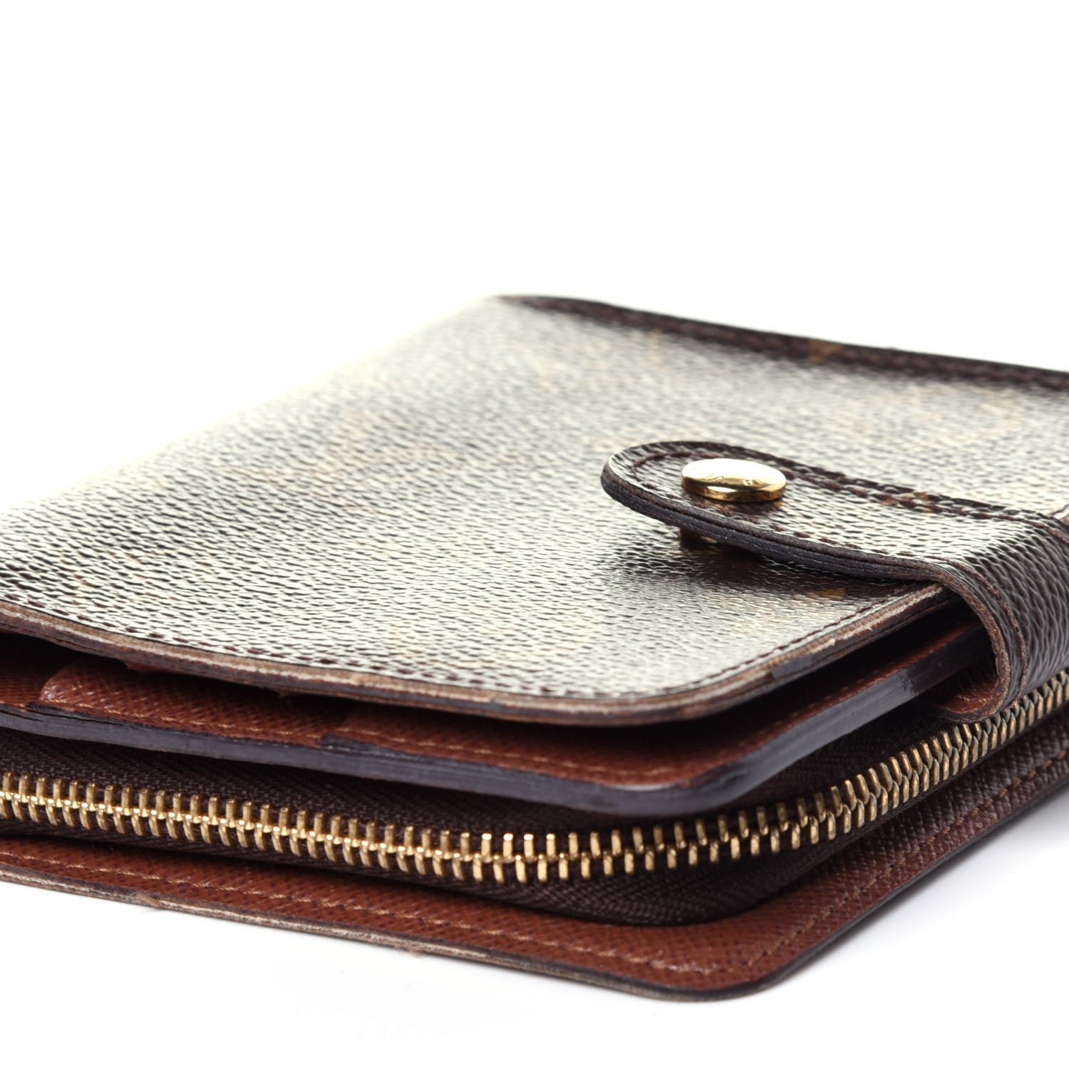 Louis Vuitton Monogram Compact Zippe Zipped Wallet 7 of 12