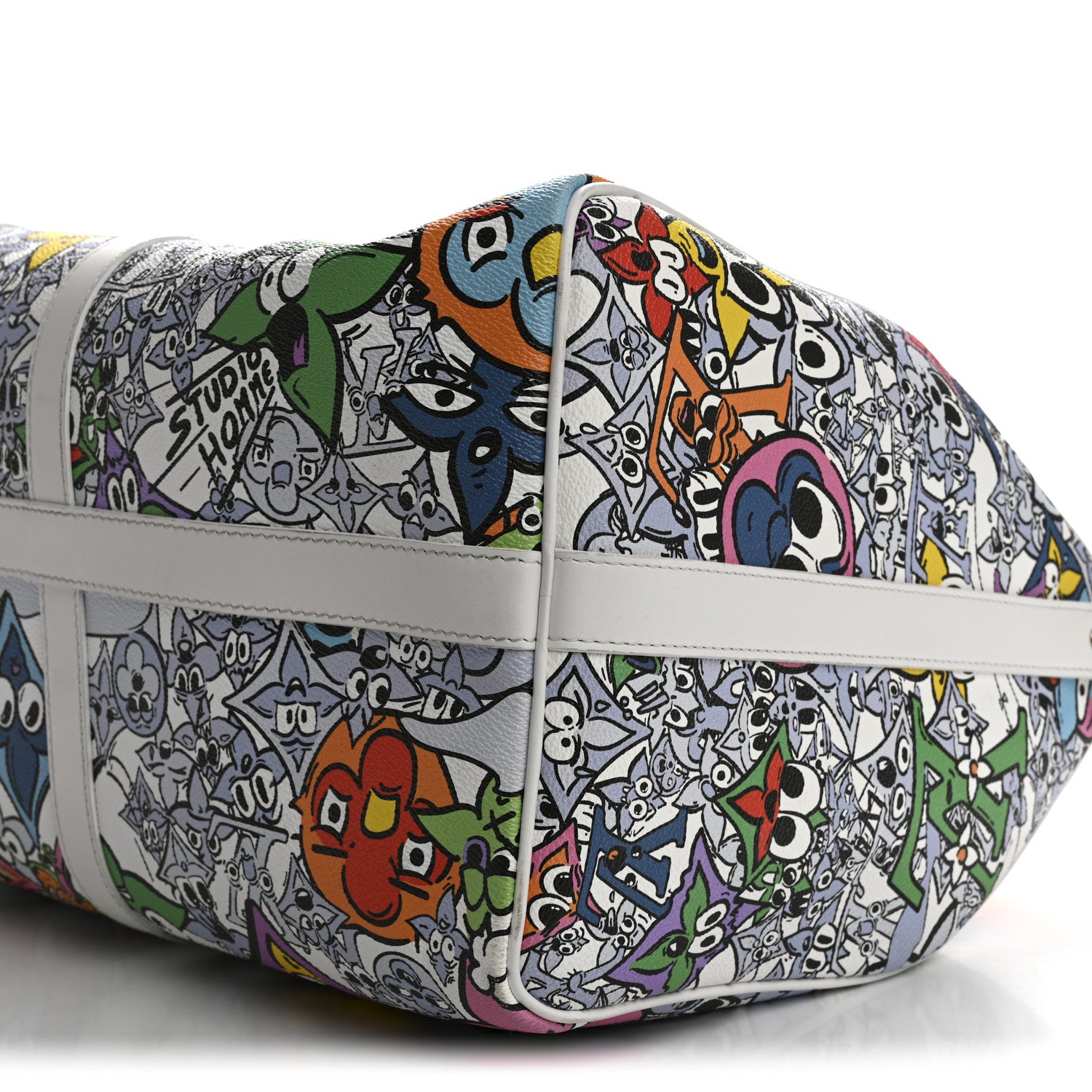 Louis Vuitton Monogram Comics Keepall Bandouliere 50 Multicolor 9 of 15