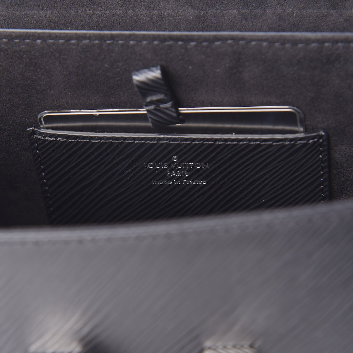 Louis Vuitton Epi Twist Shoulder Bag MM Black 5 of 9