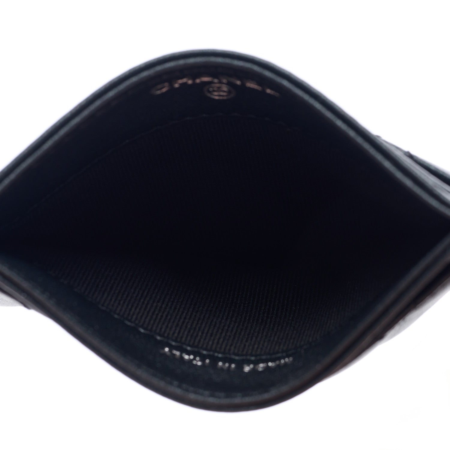 Chanel Lambskin Quilted Card Holder So Black 5 of 7