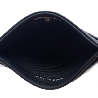 Chanel Lambskin Quilted Card Holder So Black 5 of 7
