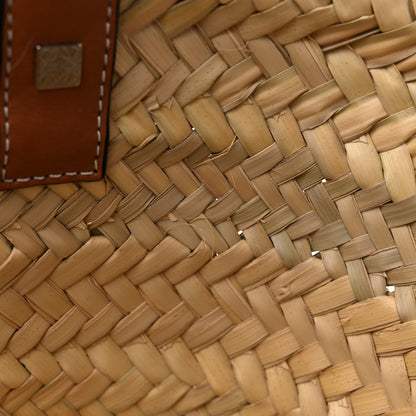 Loewe Raffia Small Basket Tote Bag Natural Tan 9 of 10