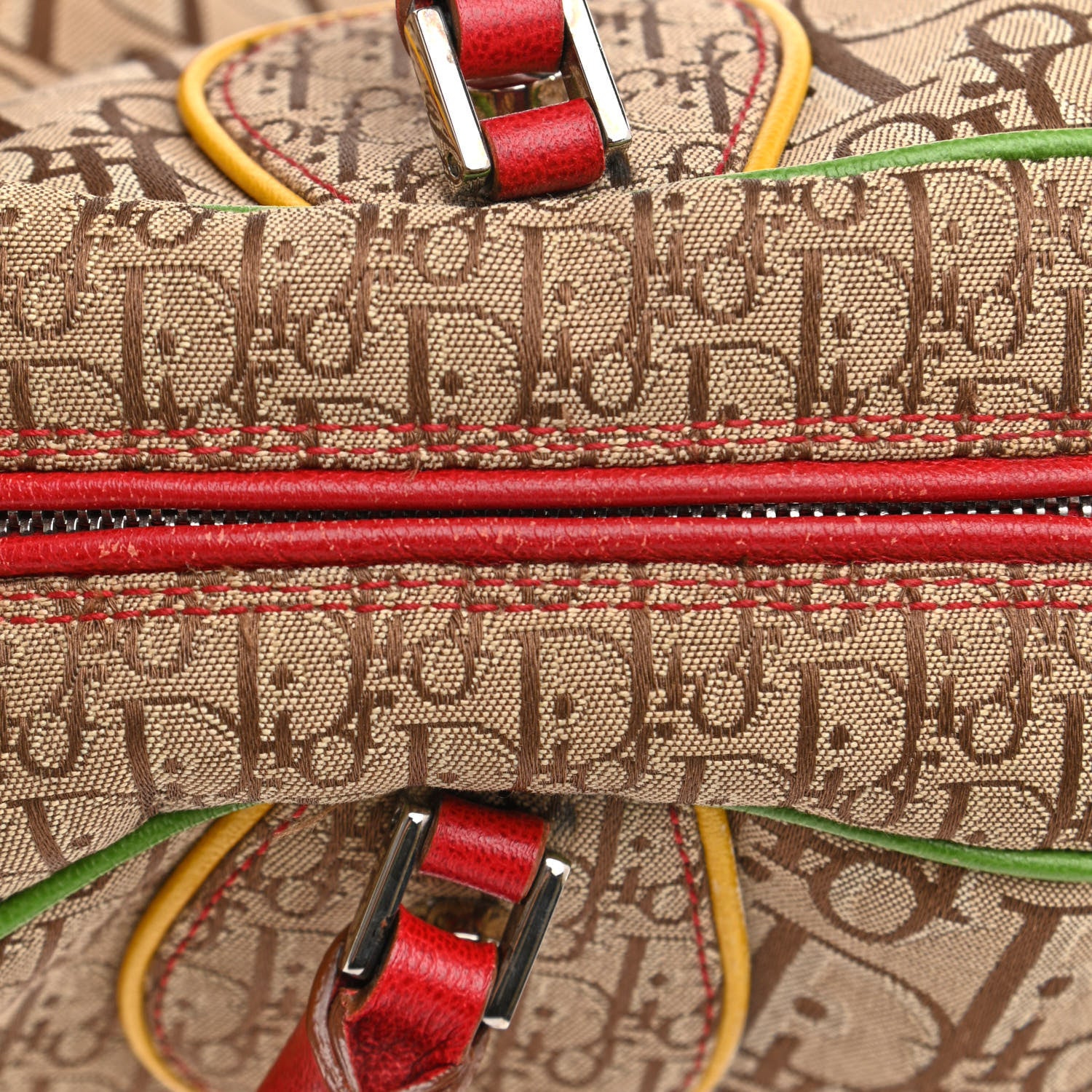 Christian Dior Monogram Rasta Bowler Beige 9 of 12
