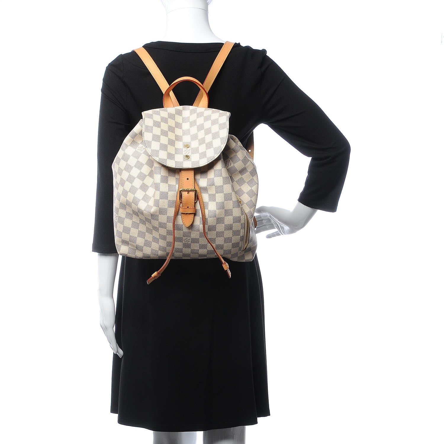 Louis Vuitton Damier Azur Sperone Backpack 2 of 11