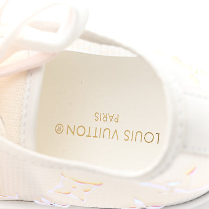 Louis Vuitton Iridescent Technical Mesh Monogram LV Squad Low Top Sneakers 38.5 Rose Clair 8 of 9